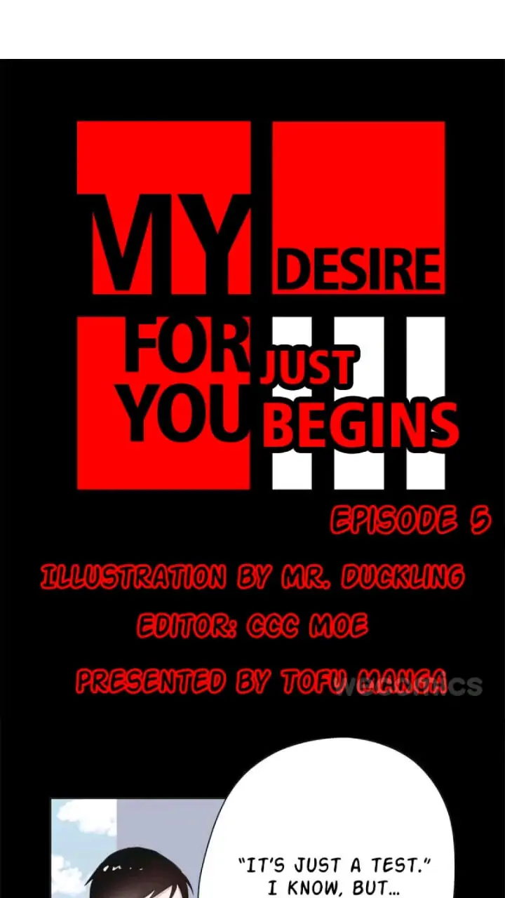 My Desire For You Just Begins-Chapter 5